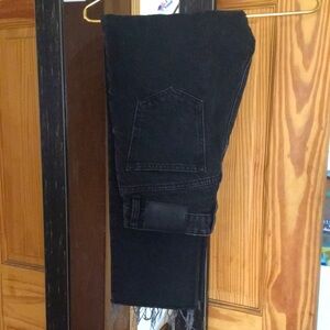 ZARA straight leg black jeans